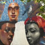Détail d'une fresque de Ruben Romero et Isaac Barreda